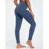 Ewedoos Leggings with Pockets for Women High Waisted Athletic Workout Compression Leggings Tummy Control Yoga Pants Women(Indigo)