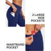 Ewedoos Leggings with Pockets for Women High Waisted Athletic Workout Compression Leggings Tummy Control Yoga Pants Women(Navy)