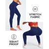 Ewedoos Leggings with Pockets for Women High Waisted Athletic Workout Compression Leggings Tummy Control Yoga Pants Women(Navy)