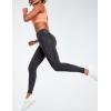 Ewedoos Leggings with Pockets for Women High Waisted Athletic Workout Compression Leggings Tummy Control Yoga Pants Women(Spacedye Charcoal)
