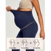 Ewedoos Maternity Pants for Women Stretchy Maternity Clothes Over The Belly Pregnancy Dress Work Pants with Pockets(Navy)