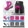 Ewedoos Padded Bike Shorts Women 4D Padding Cycling Shorts with Pocket Road Mountain Ride Womens Biking Bicycle Biker Shorts(Black)