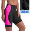 Ewedoos Padded Bike Shorts Women 4D Padding Cycling Shorts with Pocket Road Mountain Ride Womens Biking Bicycle Biker Shorts(Pink)