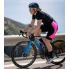 Ewedoos Padded Bike Shorts Women 4D Padding Cycling Shorts with Pocket Road Mountain Ride Womens Biking Bicycle Biker Shorts(Pink)