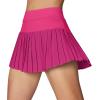 Ewedoos Pleated Tennis Skirts for Women Athletic Skirt with Shorts Underneath Skorts for Woman with Pockets for Golf(Hot Pink)