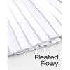 Ewedoos Pleated Tennis Skirts for Women Athletic Skirt with Shorts Underneath Skorts for Woman with Pockets for Golf(White)