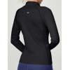 Ewedoos Rash Guard for Women UPF50+ UV Sun Protection Clothing SPF Shirts Long Sleeve Swim Shirts for Woman with Pockets(Black)
