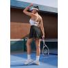 Ewedoos Skorts Skirts for Women High Waist Golf Skirt with Pockets Side Slit Tennis Skirt Golf Skorts Athletic Skirts(Black)