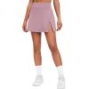 Ewedoos Skorts Skirts for Women High Waist Golf Skirt with Pockets Side Slit Tennis Skirt Golf Skorts Athletic Skirts(Mauve)
