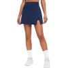 Ewedoos Skorts Skirts for Women High Waist Golf Skirt with Pockets Side Slit Tennis Skirt Golf Skorts Athletic Skirts(Navy)