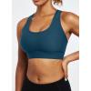 Ewedoos Sports Bras for Women High Support Racerback High Impact Padded Sports Bra Large Bust for Workout Running Yoga(Indigo)