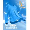 Ewedoos Sun Shirts UPF 50+ Long Sleeve Workout Tops for Women Lightweight Quick Dry Sun Protection Clothing Hiking(Ocean Blue)