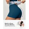 Ewedoos Tennis Dress with Shorts Underneath Athletic Dress for Women Active Workout Golf Dresses Easy Peasy(Midnight Blue)