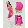 Ewedoos Tennis Dresses for Women with Shorts Underneath Easy Peezy Athletic Dress Workout Square Neck Golf Active Dress(Hot Pink)