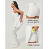 Ewedoos Tennis Dresses for Women with Shorts Underneath Easy Peezy Athletic Dress Workout Square Neck Golf Active Dress(White)