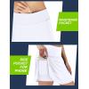 Ewedoos Tennis Skirt Womens Skorts with Pockets Shorts Tennis Skirts for Women Athletic Golf Running Pickleball(White)