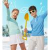 Ewedoos UPF50+ Boys Swim Shirt Rash Guard Long Sleeve Quick Dry Sun Shirts Kids Boys Fishing Shirt for Summer Outdoor(Light Green)