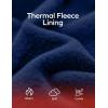 Ewedoos Women’s Fleece Lined Leggings with Pockets Winter Thermal Leggings for Women High Waisted Yoga Warm Leggings(Blue)