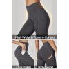 Ewedoos Women’s Fleece Lined Leggings with Pockets Winter Thermal Leggings for Women High Waisted Yoga Warm Leggings(Gray)