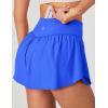 Ewedoos Womens Flowy Shorts with Pockets Tummy Control Athletic Shorts for Women Running Shorts Tennis Skirt Skort(Blue)