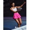Ewedoos Womens Flowy Shorts with Pockets Tummy Control Athletic Shorts for Women Running Shorts Tennis Skirt Skort(Hot Pink)