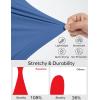 Ewedoos Womens Hiking Shorts Stretchy Cargo Shorts with Pockets Quick Dry UPF 50+ Golf Athletic Outdoor Summer Shorts(Blue)