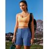 Ewedoos Womens Hiking Shorts Stretchy Cargo Shorts with Pockets Quick Dry UPF 50+ Golf Athletic Outdoor Summer Shorts(Blue)