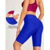 Ewedoos Women’s Swim Shorts Tummy Control UPF50+ High Waisted Swim Bottoms Long Swim Board Shorts for Women with Pockets(Blue)