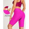 Ewedoos Women’s Swim Shorts Tummy Control UPF50+ High Waisted Swim Bottoms Long Swim Board Shorts for Women with Pockets(Hot Pink)
