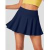 Ewedoos Womens Tennis Skirt with Shorts Underneath Pleated Tennis Skirts for Women Golf Athletic Skorts with Pockets(Navy)
