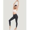 Ewedoos Women’s Yoga Pants with Pockets Leggings for Women Tummy Control Workout Leggings for Women Compression Leggings(Charcoal Black Buttery Soft Leggings)