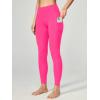 Ewedoos Women’s Yoga Pants with Pockets Leggings for Women Tummy Control Workout Leggings for Women Compression Leggings(Hot Pink Leggings)