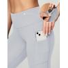 Ewedoos Women’s Yoga Pants with Pockets Leggings for Women Tummy Control Workout Leggings for Women Compression Leggings(Light Grey)