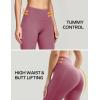 Ewedoos Women’s Yoga Pants with Pockets Leggings for Women Tummy Control Workout Leggings for Women Compression Leggings(Pink Leggings)