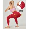 Ewedoos Women’s Yoga Pants with Pockets Leggings for Women Tummy Control Workout Leggings for Women Compression Leggings(Red Leggings)