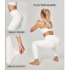 Ewedoos Women’s Yoga Pants with Pockets Leggings for Women Tummy Control Workout Leggings for Women Compression Leggings(Snow Leggings)