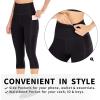 Ewedoos womens Capri(Black Capris)