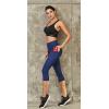 Ewedoos womens Capri(Blue)