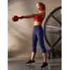 Ewedoos womens Capri(Blue Capris)