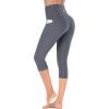 Ewedoos womens Capri(Cold Grey)