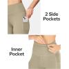 Ewedoos womens Capri(Khaki Capris Water Resistant)