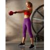 Ewedoos womens Capri(Purple Capris)