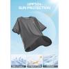 Men’s Swim Shirt Quick Dry Sun Shirts UPF50+ Rash Guard for Men Short Sleeve UV Sun Protection Beach Shirts(Dark Grey)
