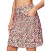 Ewedoos 20″ Knee Length Skorts Skirts for Women with Pockets Golf Tennis Skirt High Waisted Athletic Skorts Casual Summer(Small Shred)