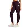 Ewedoos Fleece Lined Leggings Women Thermal Leggings for Women with Pockets High Waisted Winter Warm Tights Pants Clothes(Dark Purple)