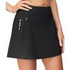 imageEwedoos Golf Skirts for Women High Waist Tennis Skirt Athletic Skort for Woman with Zipper PocketsBlack