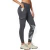 Ewedoos Hiking Pants Women Leggings with Zipper Pockets Water Resistant Workout Compression Leggings Tummy Control UPF50+(Grey Leggings)