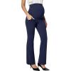 Ewedoos Maternity Pants for Women Stretchy Maternity Clothes Over The Belly Pregnancy Dress Work Pants with Pockets(Navy)