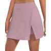 Ewedoos Skorts Skirts for Women High Waist Golf Skirt with Pockets Side Slit Tennis Skirt Golf Skorts Athletic Skirts(Mauve)