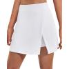 Ewedoos Skorts Skirts for Women High Waist Golf Skirt with Pockets Side Slit Tennis Skirt Golf Skorts Athletic Skirts(White)